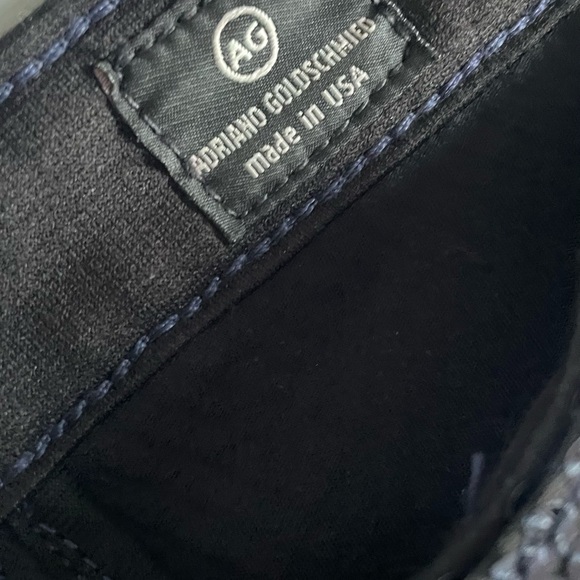 Brand new with tags AG Adriano Goldschmied Sequin Navy Jeggings - Picture 8 of 10